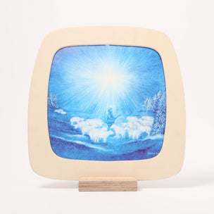 Toverlux window frame with shepherd and his flock