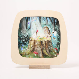 Toverlux window frame with midsummer ritual silhouette 