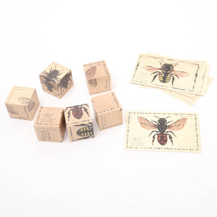 Wooden Story Puzzle Blocks, Bees | Image ©️ Conscious Craft