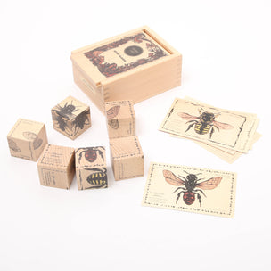 Wooden Story Puzzle Blocks, Bees | Image ©️ Conscious Craft