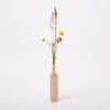 Wooden Natural Decor Flower Vase No.10 with wild flowers  | © Conscious Craft