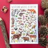 Woodland Wildlife | Postcard