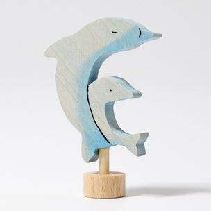 Grimm's Two Dolphins Decorative Figure | Conscious Craft