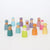 Grimm's wooden pig dolls in pastel colours and 3 woods | Conscious Craft