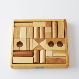 30 Natural Wooden Blocks from Wooden Story