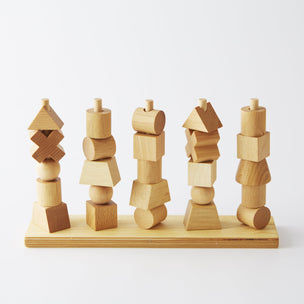 Wooden Story Natural Stacking Toy | © Conscious Craft