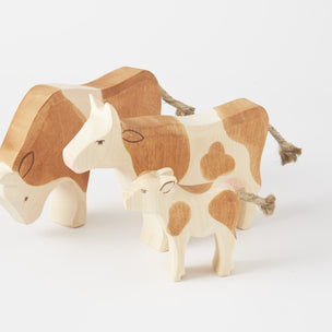 Brown Ox With Cow & Calf from Ostheimer | Conscious Craft