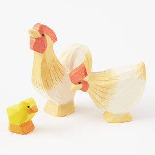 Rooster, Hen and Chick from Ostheimer