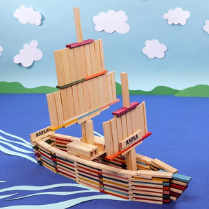 KAPLA® Red & Orange Wooden Planks - Construction Toy