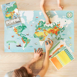 World Map Sticker Activity | Conscious Craft