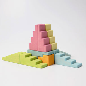 Stepped Roofs | Pastel