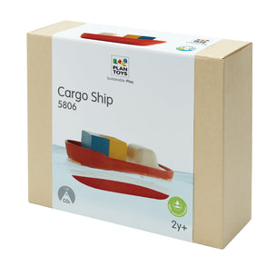 Plan Toys Cargo Ship | Conscious Craft