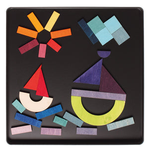 Magnet Puzzle Geo-Graphical from Grimm's Spiel & Holz Design | Conscious Craft