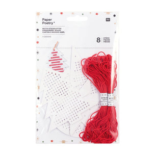 Christmas Embroidery Board Kit With Thread | Conscious Craft