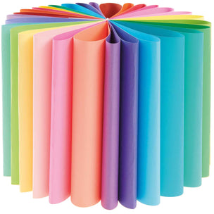 Coloured Craft Paper Pad | Super Rainbow Colours | Conscious Craft