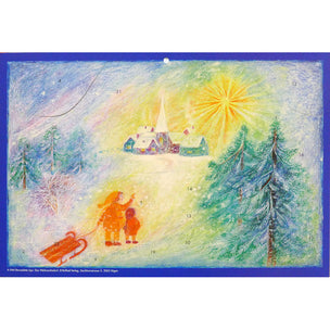 Advent Calendar Christmas Village A4 | Conscious Craft