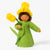 Yellow Tulip Flower Fairy With Flower In Hand | ©Conscious Craft
