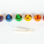 Grapat Wooden bowls with Marbles and Tong