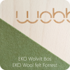 Wobbel Board with Felt | Forest Green | Conscious Craft