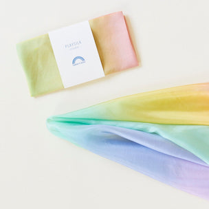Sarah's Silks Play Silk Soft Rainbow | Conscious Craft