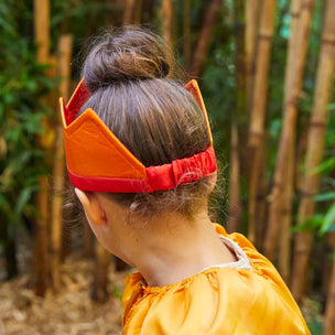 Sarah's Silks Orange Crown | Conscious Craft