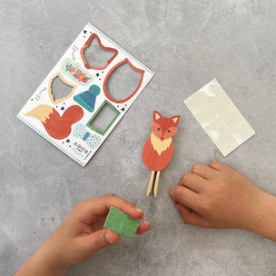 Make Your Own Fox Peg Doll Kit | Conscious Craft