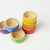 6 wooden rainbow bowls from Grapat - Conscious Craft 