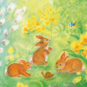 Postcard | 3 Rabbits | Conscious Craft