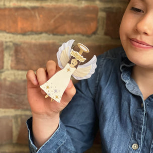 Make Your Own Angel Peg Doll | Conscious Craft