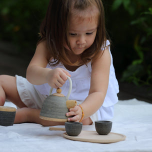 Plan Toys | Classic Wooden Tea Set | ©️ Conscious Craft