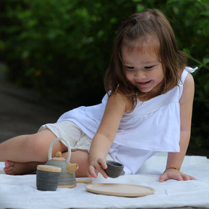 Plan Toys | Classic Wooden Tea Set | ©️ Conscious Craft