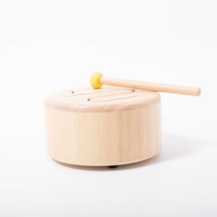 Plan Toys Solid Wooden Drum | ©️ Conscious Craft