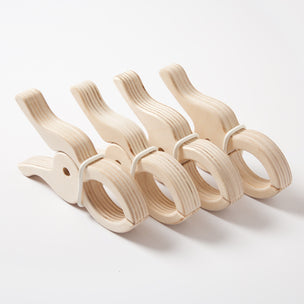 Wooden Play clips  Set Of 4 | © Conscious Craft