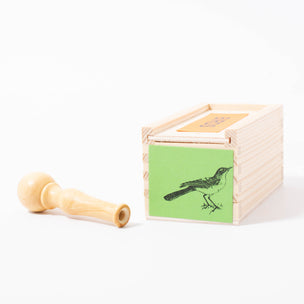 Yellow & White Wagtail Wooden Bird Call | © Conscious Craft