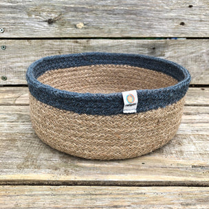 Respiin seagrass and jute basket