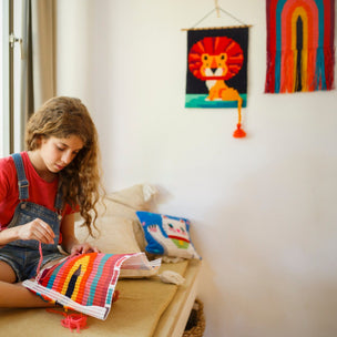 Sozo DIY | Rainbow Wall Art Embroidery Kit | Conscious Craft