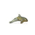 Studiostone Creative's turquoise, navy and yellow marbled soapstone Orca | Conscious Craft
