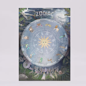 Night Time Zodiac Poster | Conscious Craft