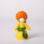 Felt Flower with Flower on head | Pumpkin | © Conscious Craft