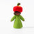 Felt Flower Fairy with Apple on Head | © Conscious Craft