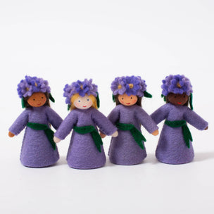 4 Aster Felt Flower Fairies  | © Conscious Craft