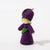 Felt Flower Fairy Plum Boy with Light Skin Tone | © Conscious Craft