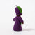 Felt Flower Fairy Plum Boy with Dark Skin Tone | © Conscious Craft