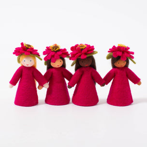 Felt Flower Fairy Zinnia  | © Conscious Craft
