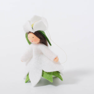 Hanging Doll Felt Flower Fairy Christmas Rose | © Conscious Craft