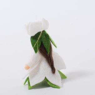 Hanging Doll Felt Flower Fairy Christmas Rose | © Conscious Craft