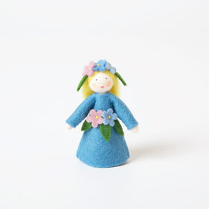 Forget-Me-Not Flower Fairy With Flower On Head | Conscious Craft