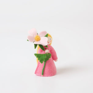 Sweet Brier Flower Fairy With Flower In Hand | Conscious Craft