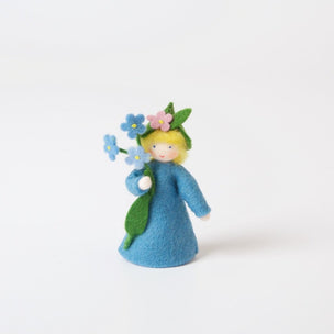 Forget-me-not Flower Fairy With Flower In Hand | Conscious Craft