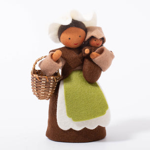 Mother Earth with Seed Doll  | Felt Figure | © Conscious Craft